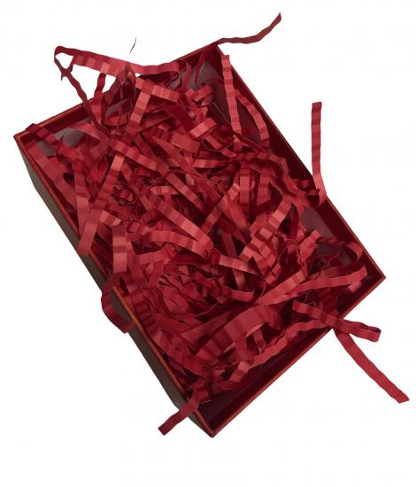 Happyland 50 Gram Kırmızı Renk Hediye Kutusu İçi Süsleme Ürünü Kırpık Kağıt Zikzak Renkli Süs Kağıdı