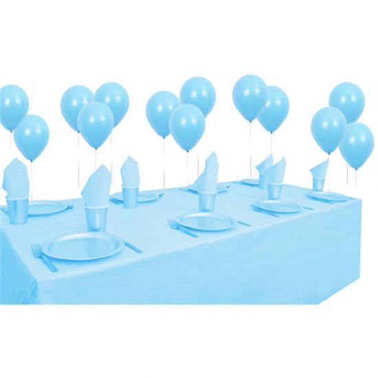 Açık Mavi Doğum Günü Parti Seti 25 Kişilik