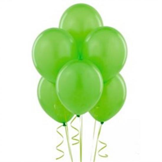 Lateks Metalik Balon Yeşil 7 Adet
