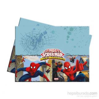 Spiderman Savaşçı Plastik Masa Örtüsü 120X180cm 1 Adet