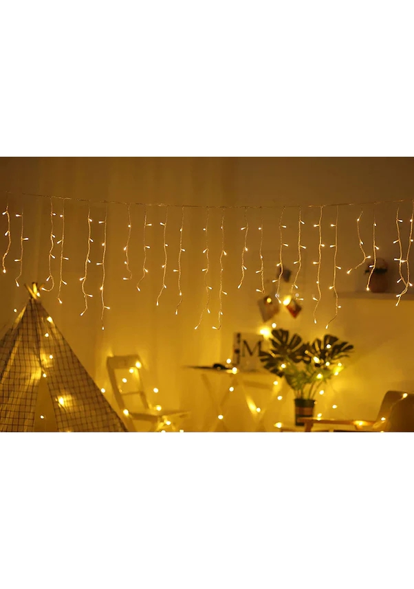 Happyland Yılbaşı 3 Metre Saçaklı LED