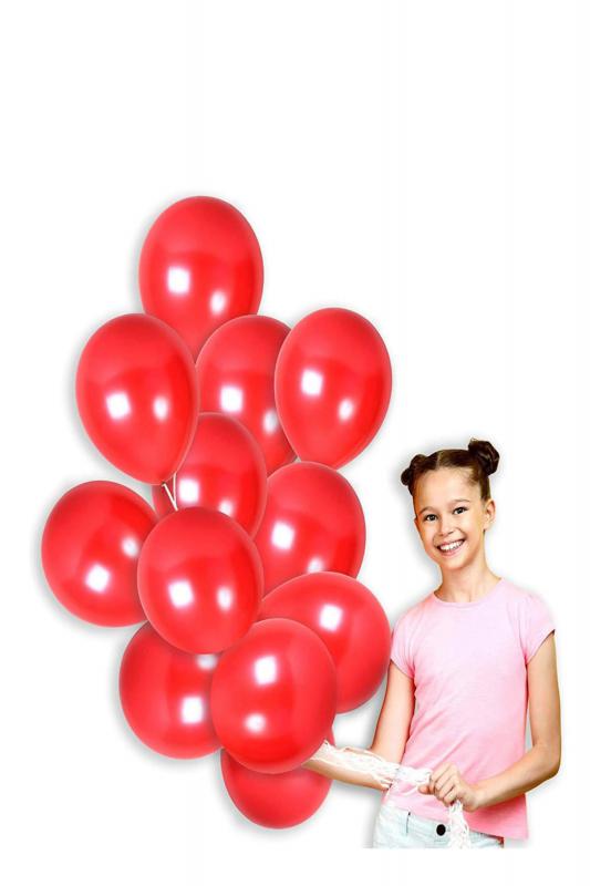 Turuncu Renk Metalik Balon 20 Adet ( 20’Li Paket)