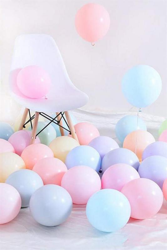 Makaron Pastel Karışık Renk 30'LU BALON