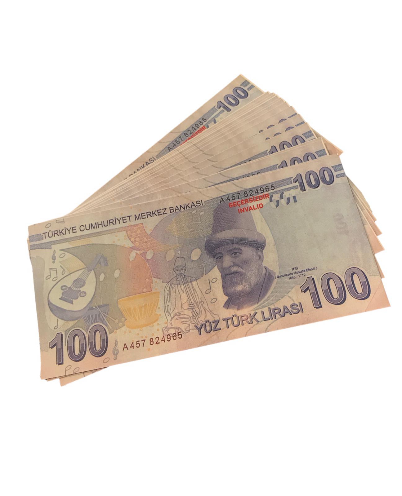 Happyland Sahte Para Düğün Nişan Eğlence Kına Parası - 50 Adet 100 Tl
