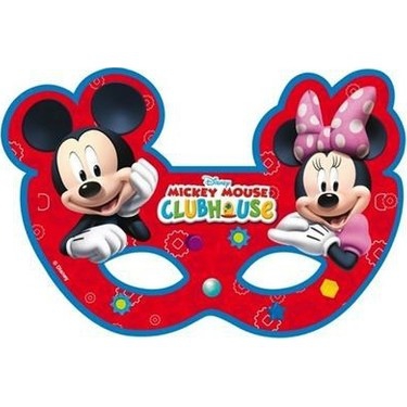 Mickey%20Mouse%20Doğum%20Günü%20Temalı%20Kağıt%20Maske%206%20Adet