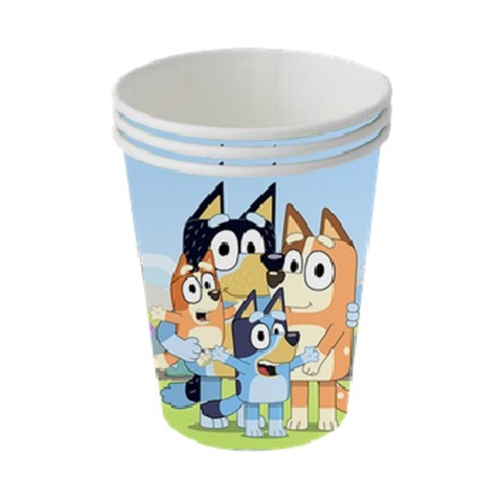 Happyland  Bluey Konsepti Tabak Bardak Seti 8’li