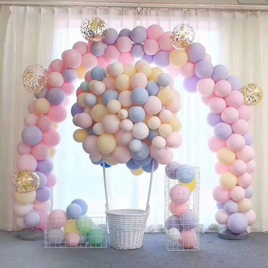 Makaron Pastel Karışık Renk Balon 100 ad.
