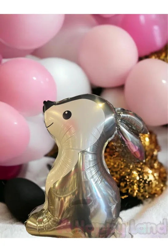 Happyland Sevimli Tavşan Folyo Balon Tatlı Tavşan Balon