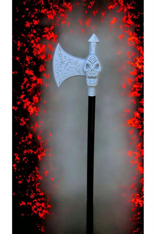 Happyland Halloween Mini Boy Çocuk Plastik Balta 45 cm Cadılar Bayramı Mini Balta Aksesuar Kostüm