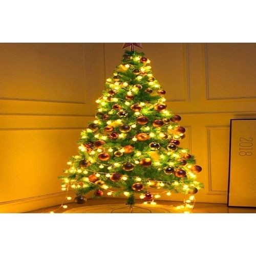 Happyland Dekor Led Yılbaşı Led Işıkları 5mt Günışığı Renk Dekorasyon Noel Işık Top Led Sarı
