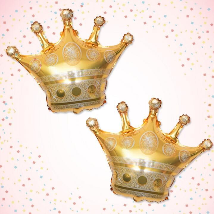 Folyo Balon Kral Tacı Gold (70x60 cm)