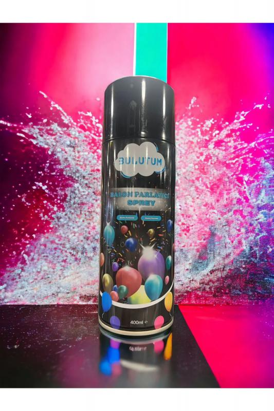 Happyland Balon Parlatıcı Sprey -Parlaklık Spreyi 400 ml Mat Balon Parlatıcı Sprey