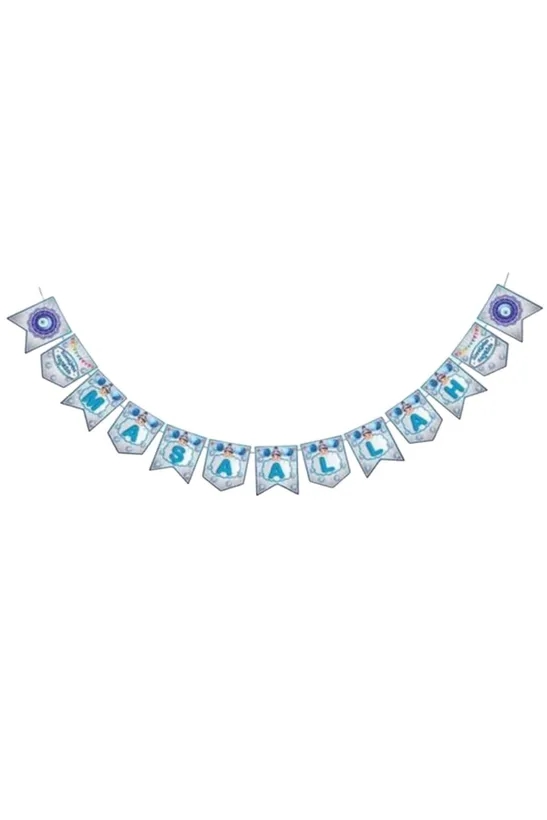 Happyland Iyi Maşallah Banner Sünnet Süsü Banner Yazı