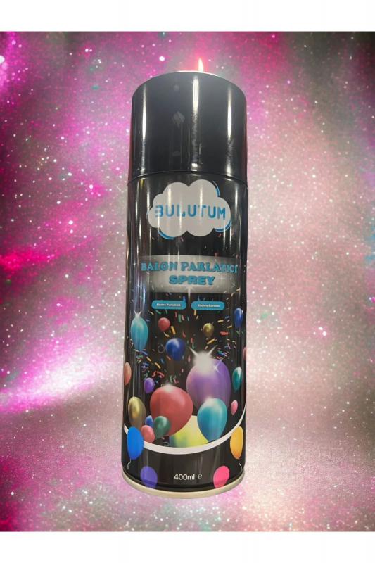 Happyland Balon Parlatıcı Sprey -Parlaklık Spreyi 400 ml Mat Balon Parlatıcı Sprey