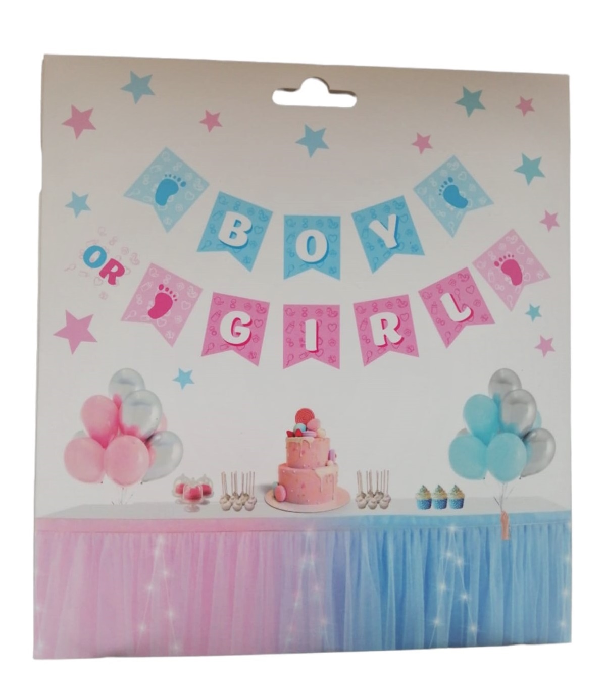 Happyland Cinsiyet Partisi Boy Or Girl Yazı Süs Banner