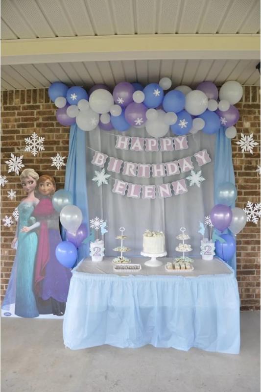 Happyland Frozen Doğum Günü Konseptleri Elsa Konsepti Parti Malzemeleri Lüks Paket
