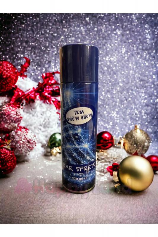 Happyland Yılbaşı Kar Soreyi Eriyen 1 Adet Kar Köpüğü Spreyi 270 ml Köpük Kar Dokusu Köpük Kar 