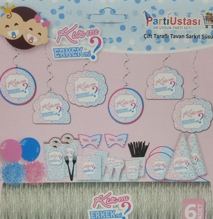Happyland Kız Mı Erkek Mi Tavan Yay Süs﻿