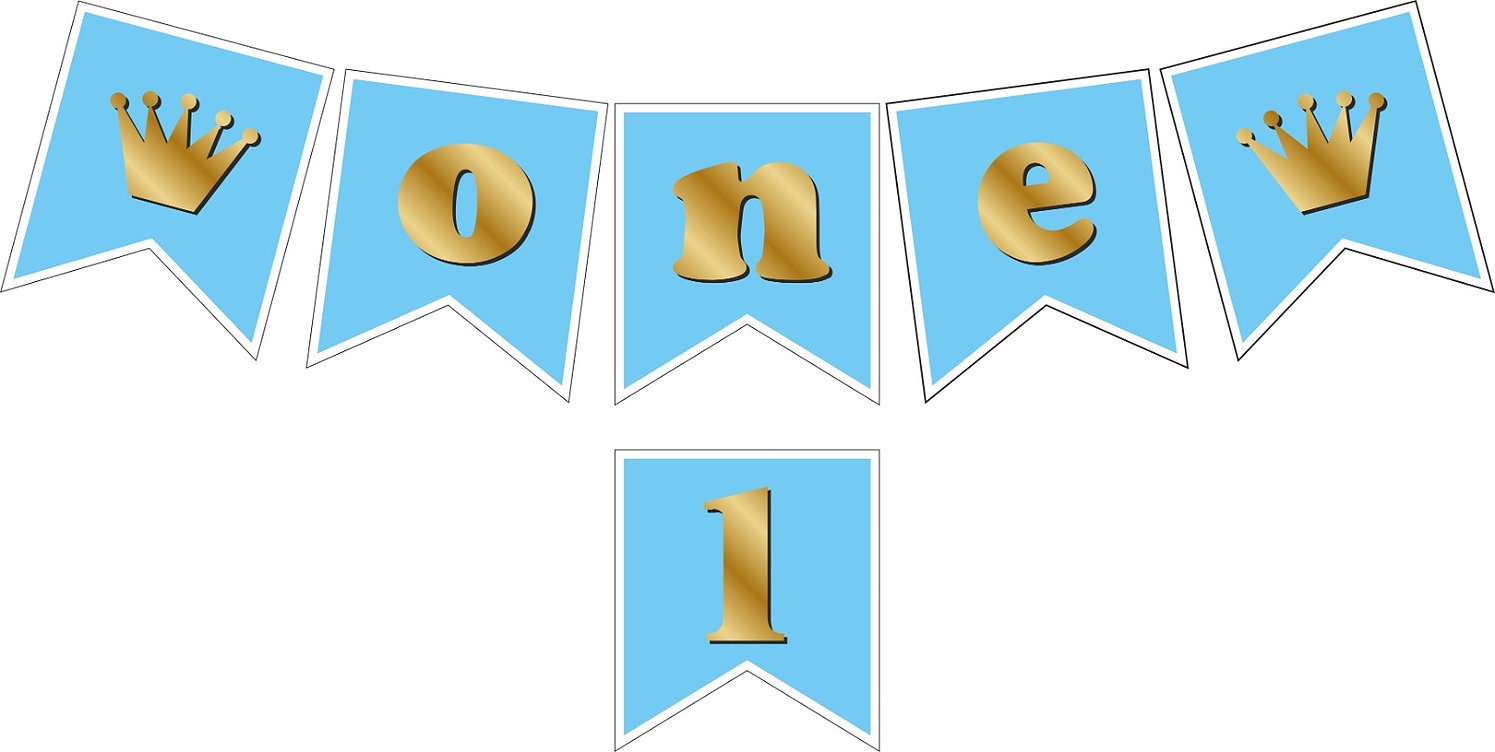 One Mavi Altın Yazılı Banner