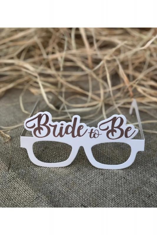 Happyland Bride To Be Partisi Beyaz - Rose Gold Bekarlığa Veda Partisi Konsept Bride 4’lü Set