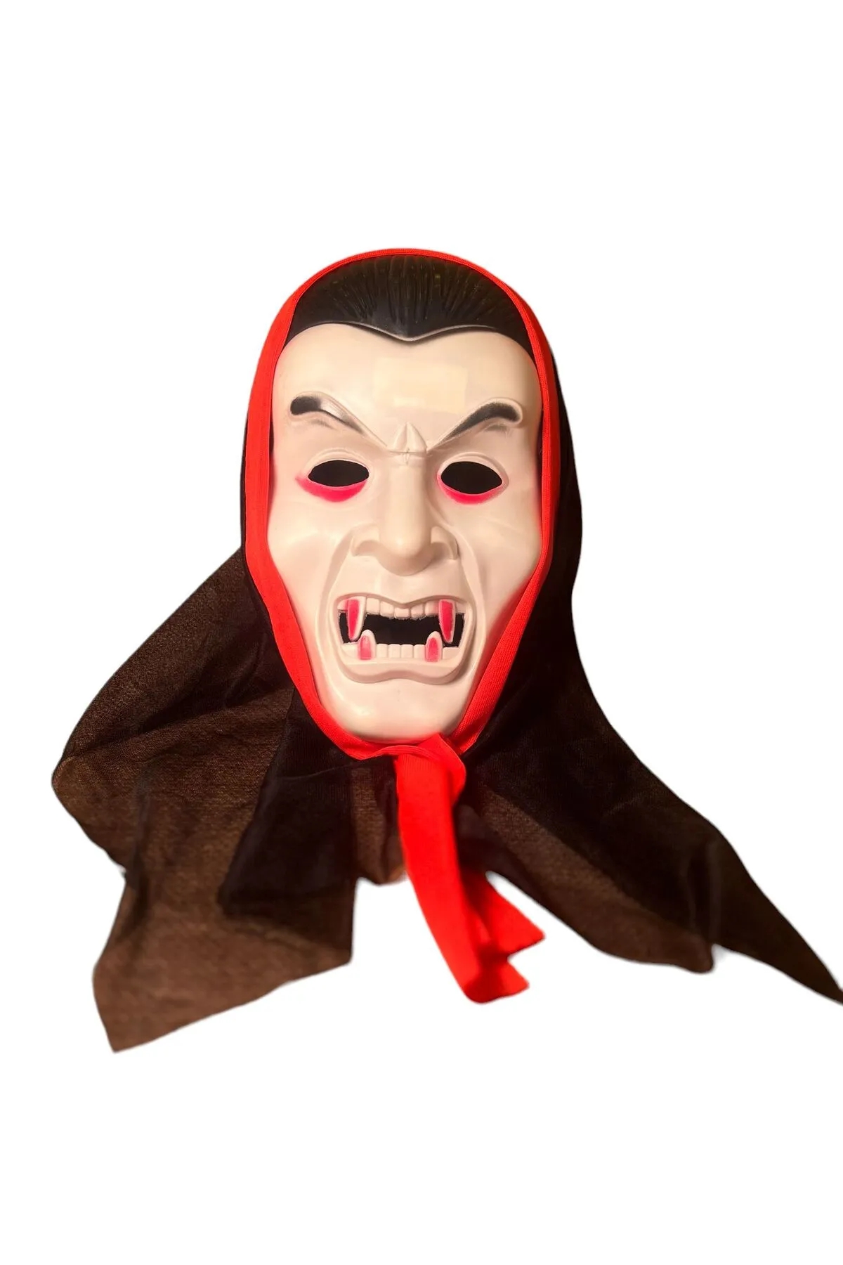 Happyland Happylan Halloween Vampir Maskesi Pelerinli Korkunç Cadılar Bayramı Maske Halloween Vampir Mask