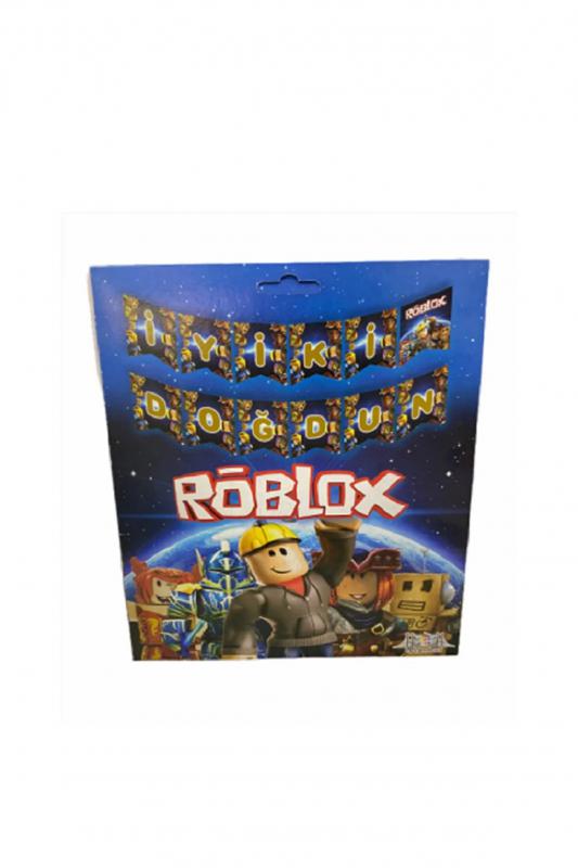 Happyland Roblox Temalı Doğum Günü Süsü Zikzak Banner Roblox Iyi Ki Doğdun Banner