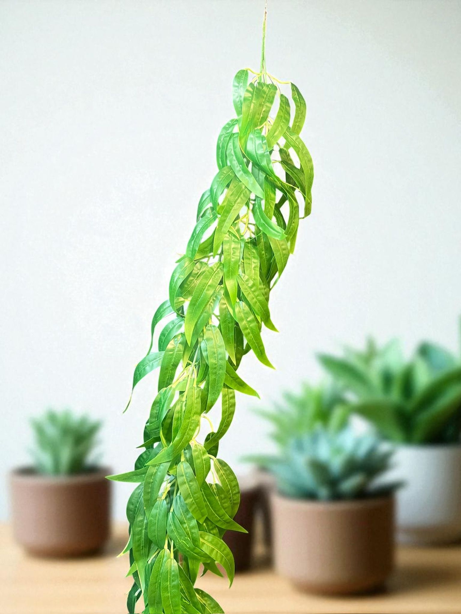 Happyland Yapay Bitki Çiçek Sarkıt Sarmaşık Dekor Yapraklı Çiçek (185 CM) HPY-26168