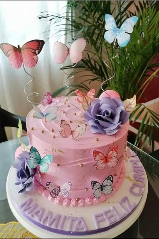 Happyland%20Pasta%20Üzeri%20Süs%20Kelebek%20Süsler%20Pasta%20Süslemesi%20Pasta%20Yapımı%20Dekor%20Süsü%20Butterfly%20Renkli