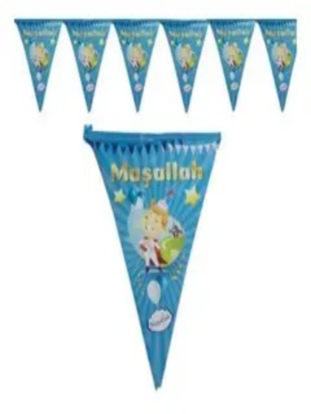 Happyland Maşallah Üçgen Açılır Flama