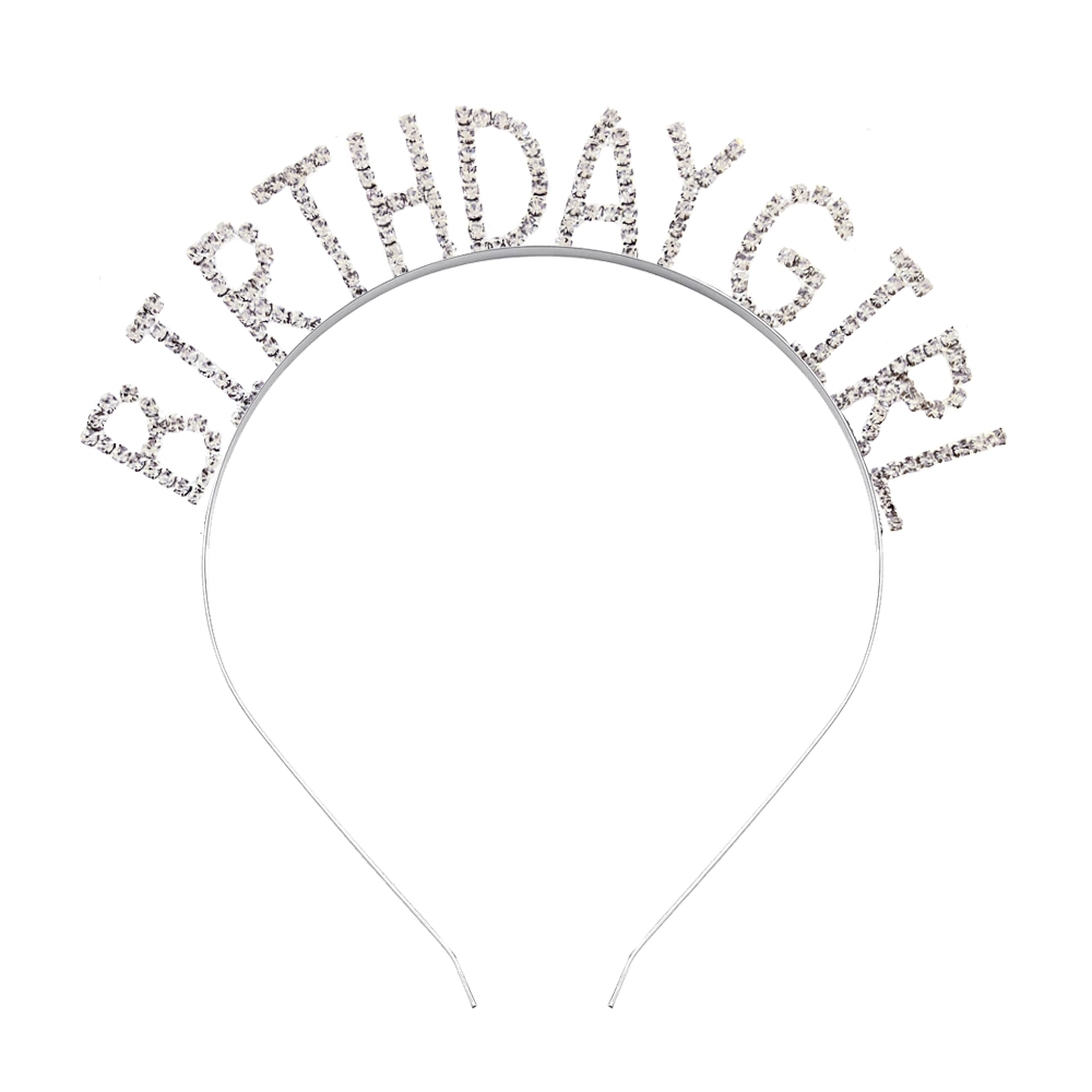 Happyland%20BIRTHDAY%20GIRL%20METAL%20TAŞLI%20TAÇ%20GÜMÜŞ