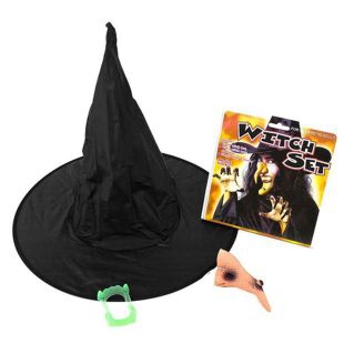 Halloween Cadı Kostüm Seti