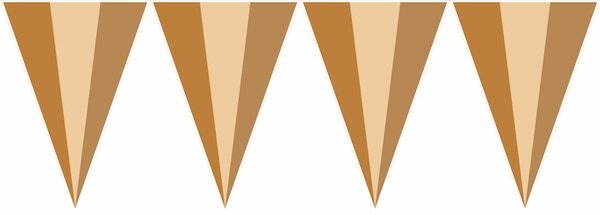 Happyland Retro Flama ( Kahve ) Retro Konsept Doğum Günü Flaması Doğum Günü Süsleri