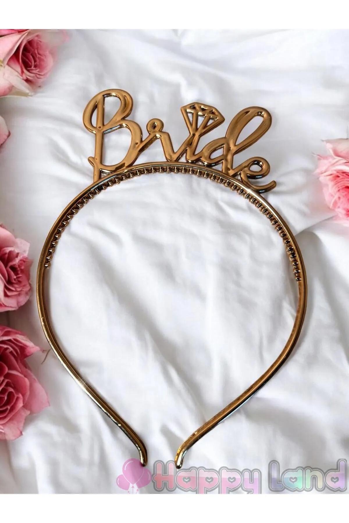 Happyland Rose Gold Bride To Be Parti Tacı Bekarlığa Veda Bride Parti Tacı