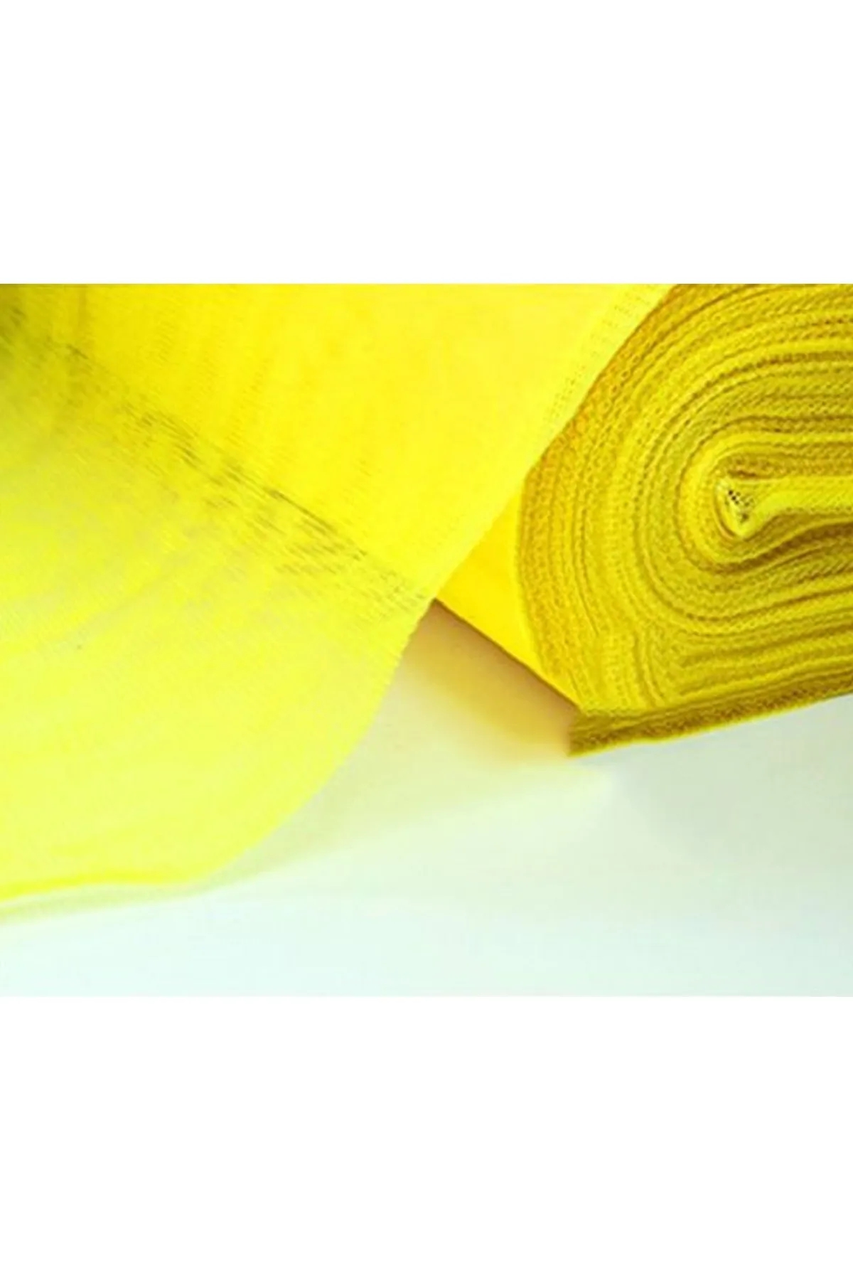 Happyland Sarı Grek Tül Rulo Kapı Süsleme Nişan Kına Düğün Iran Tülü 70 Cm 30 Metre
