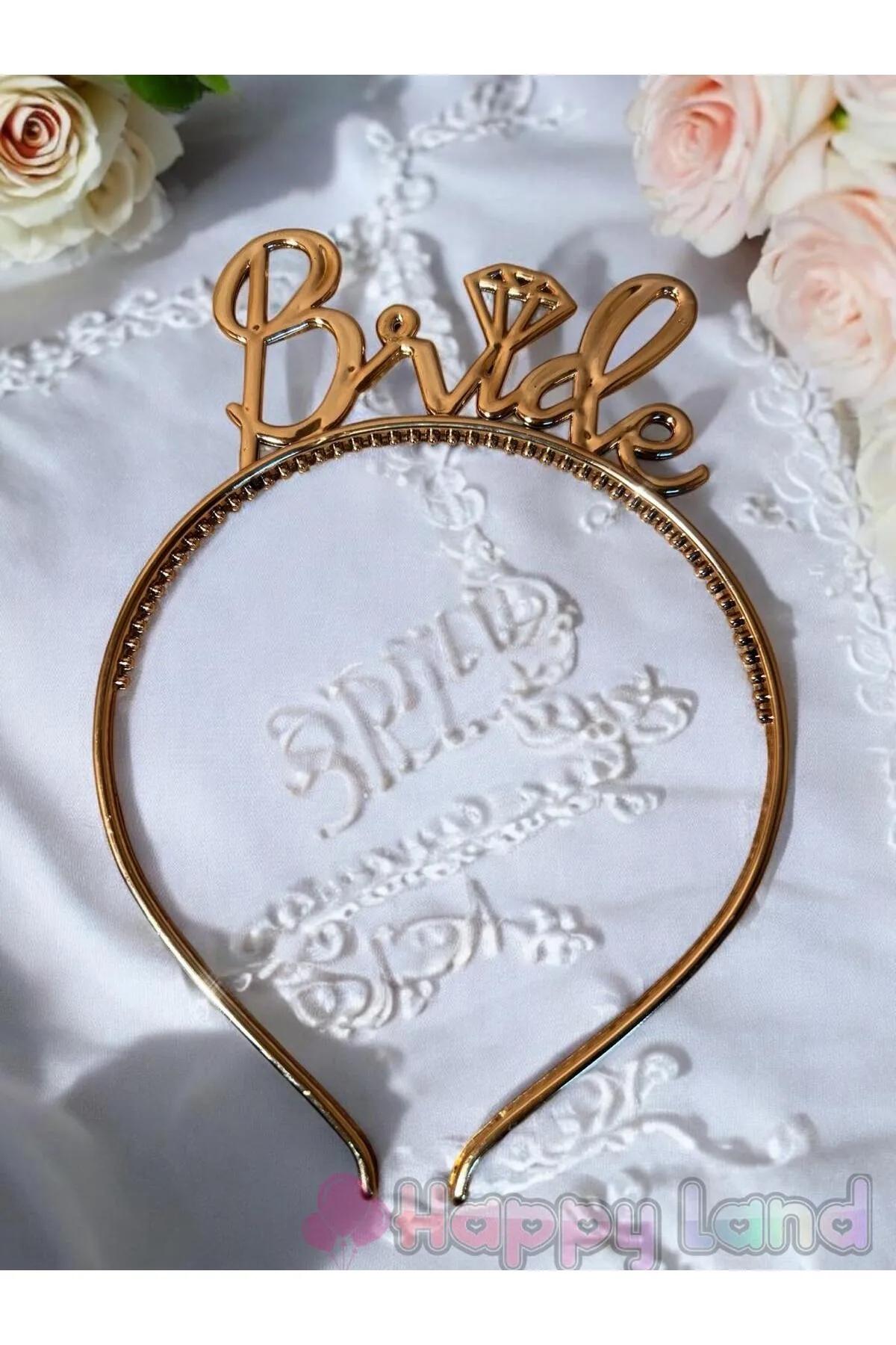 Happyland Rose Gold Bride To Be Parti Tacı Bekarlığa Veda Bride Parti Tacı
