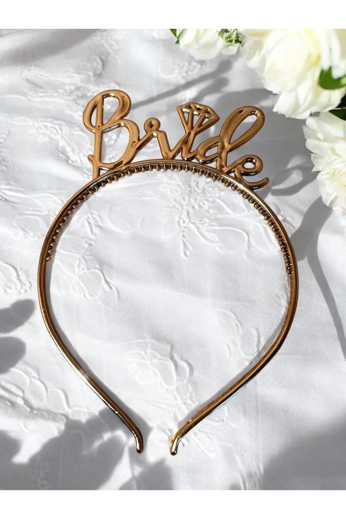 Happyland Rose Gold Bride To Be Parti Tacı Bekarlığa Veda Bride Parti Tacı