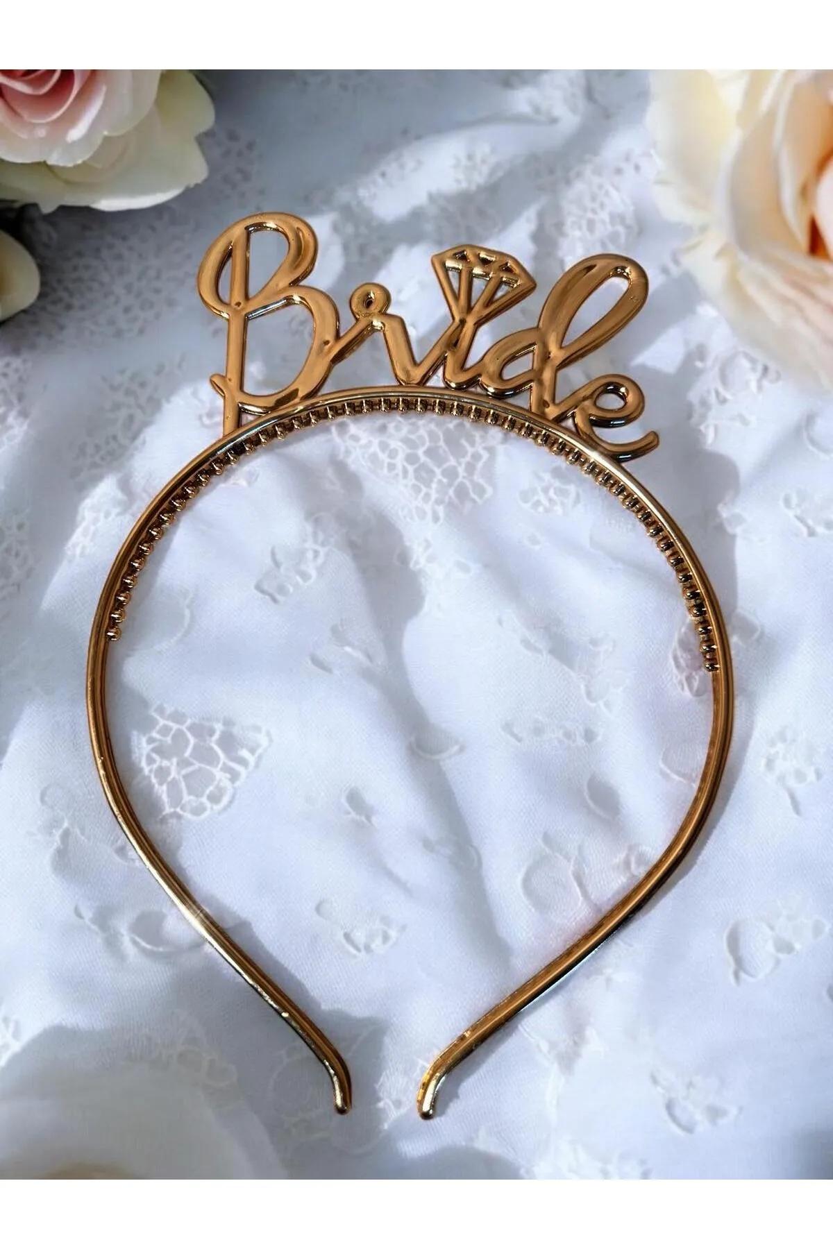 Happyland Rose Gold Bride To Be Parti Tacı Bekarlığa Veda Bride Parti Tacı