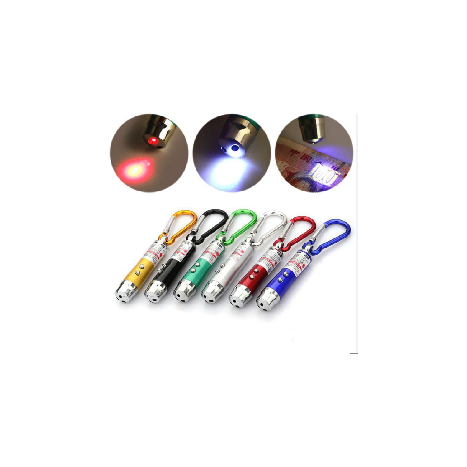 3 In 1 Lazer Kalem Lazer Sight Mini LED El Feneri Işın Işık Pointer Beyaz Tahta Toplantı Kalemi Lazer Pen