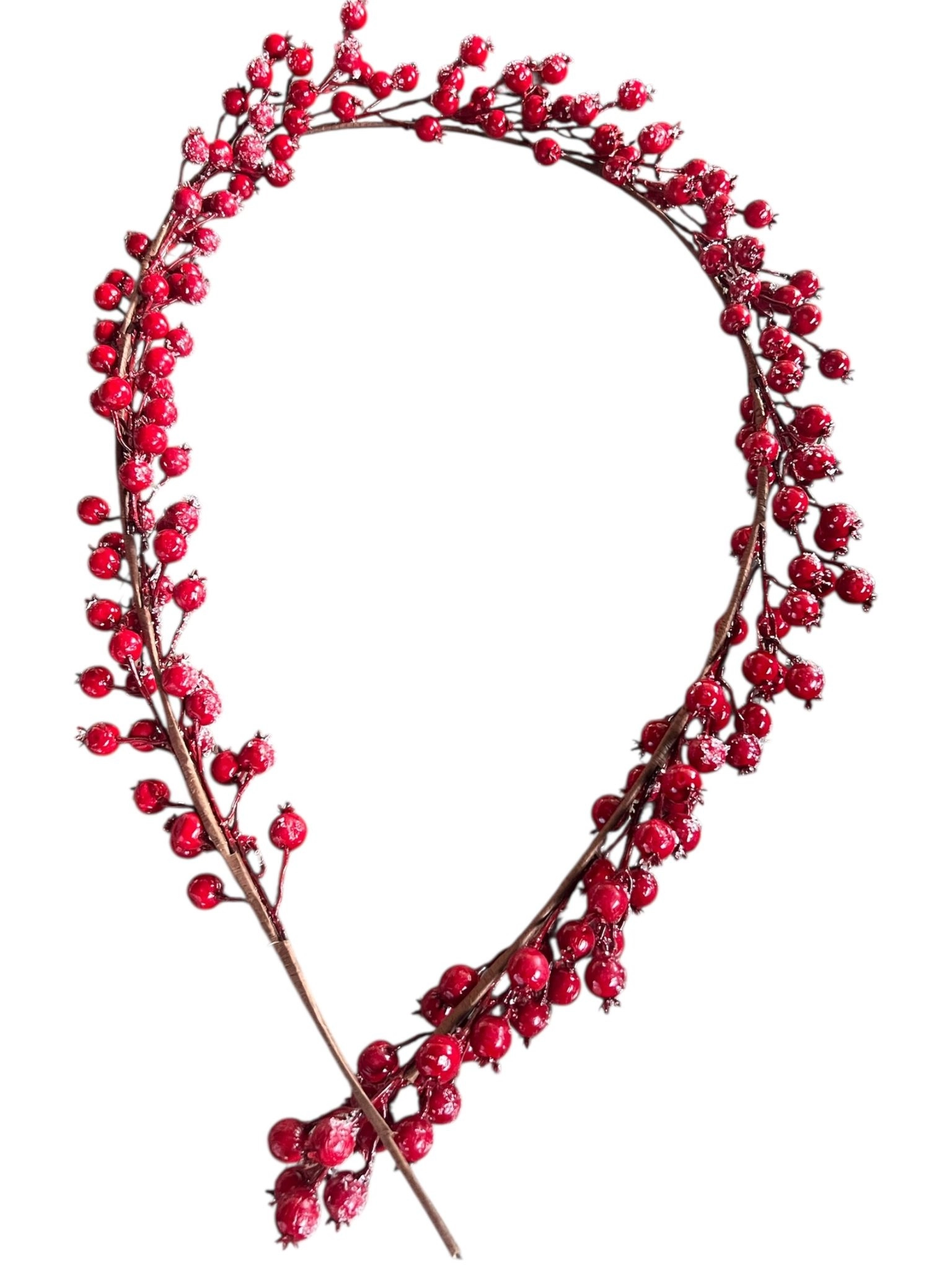 Happyland Yılbaşı Süsü Narlı Garland Ssüs 170 cm Yılbaşı Kapı Duvar Şömine Dekor Garland HPY26075