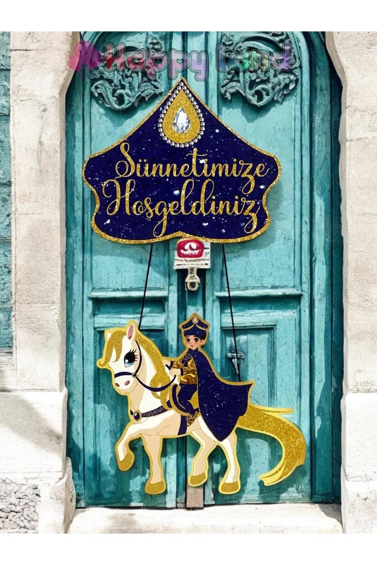 Happyland%20Sünnetimize%20Hoşgeldiniz%20Kapı%20Süsü