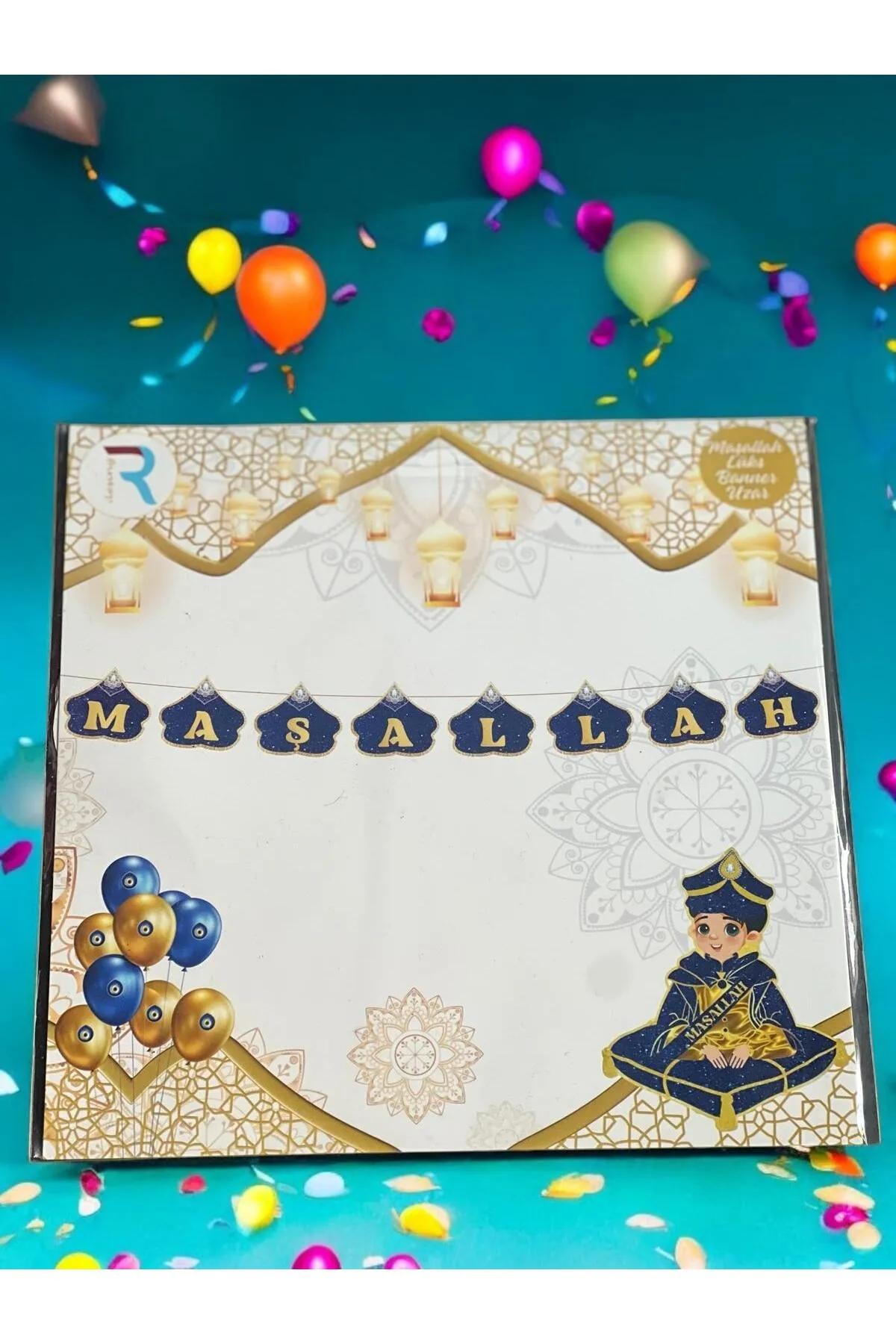 Happyland%20Maşallah%20Sünnet%20Süsü%20Banner%20Yazı%20Sünnet%20Dekorları