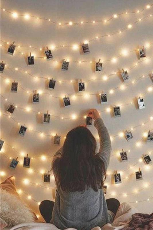 Peri Led Işık 3 Metre (RGB) Pilli Led Dekoratif Mandallı Tel Led