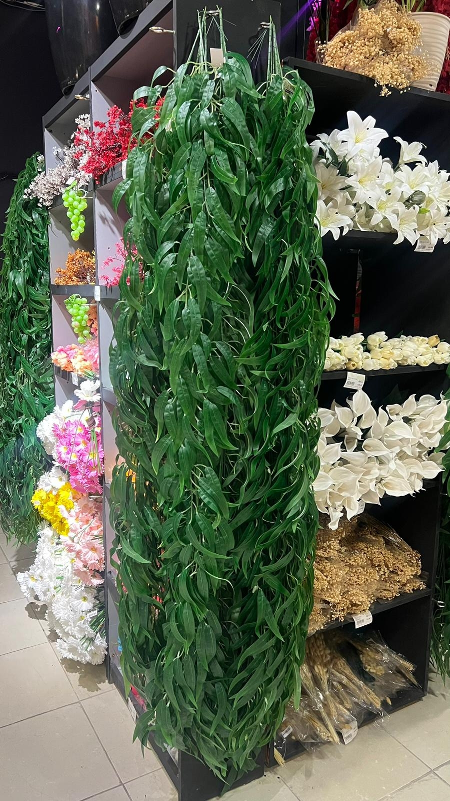 Happyland Yapay Bitki Çiçek Sarkıt Sarmaşık Dekor Yapraklı Çiçek (185 CM) HPY-26168