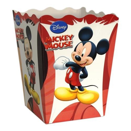 Parti Şöleni Mickey Mouse Popcorn Kutusu 8 Adet