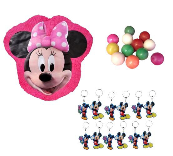 Happyland%20Minnie%20Figürlü%20Minnie%20Temalı%20Pinyata%20+%20Anahtarlık%20+%20Top%20Seti%203’lü%20Parti%20Seti