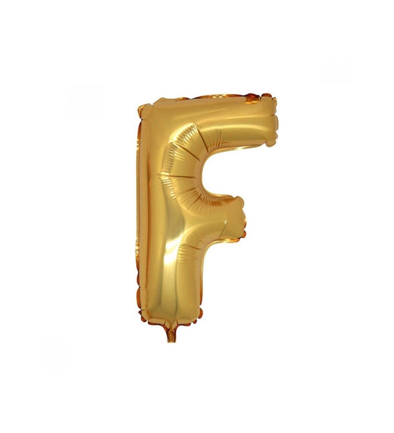 F Harfi Altın Renk Folyo Balon 100 cm