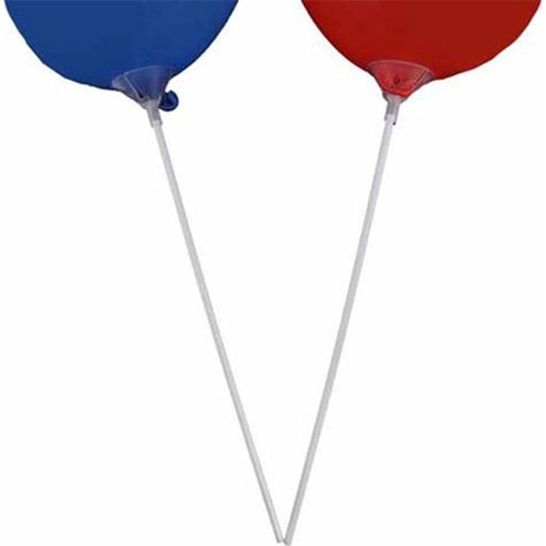 Balon Çubuğu Plastik 35 Cm (100 Adet)