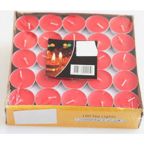 Tealight Mum Kırmızı 50 adet