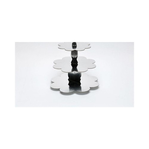 Gümüş Yaldız Cup Cake Standı