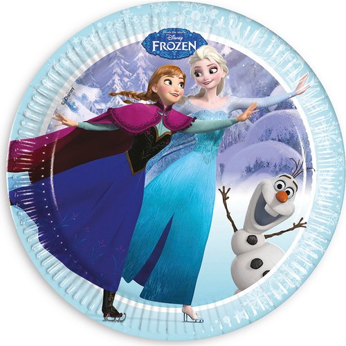 Karlar Ülkesi Anna Elsa Frozen Parti Tabak